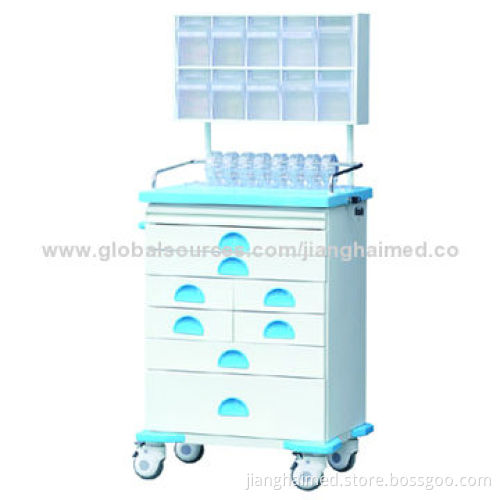 Anesthesia cart, CE/ISO 9001/13485 Certified, Artificial Marble Table